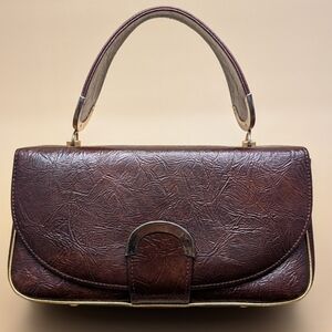 VINTAGE, Bitches Life Stride Coated Nylon Purse with Brass Hardware